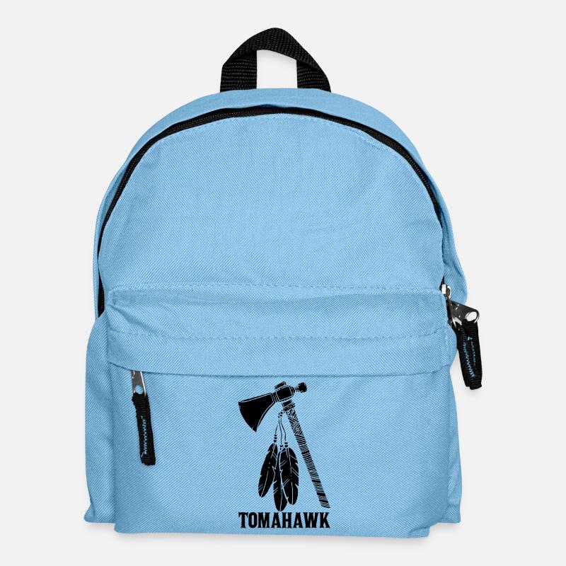 Tomahawk noir - Sac à dos Enfant - bleu clair