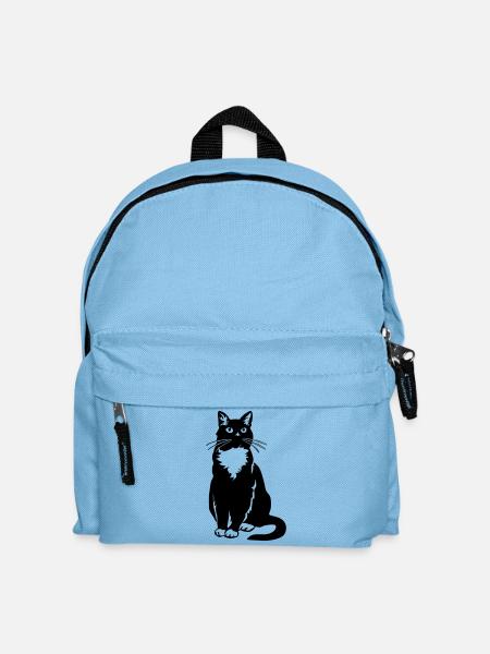 Tuxedo Katze - Kinder Rucksack - Hellblau