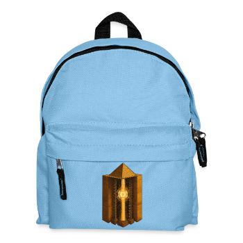 Pyramid of Chephren | Sacred Energy Reactor Art - Kids' Backpack - light blue - Front