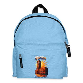 Berlin – Red Town Hall Urban Retro Dreams Shirt - Kids' Backpack - light blue - Front