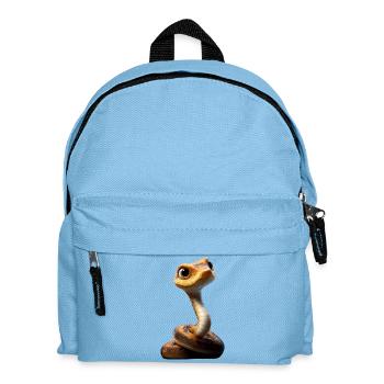 serpent, python, cobra, serpent à sonnettes, serpents - Sac à dos Enfant - bleu clair - Devant