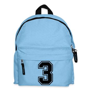Geometric 3 Distress - Kids' Backpack - light blue - Front