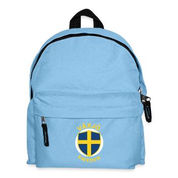 Växjö Schild Schweden Farbdesign - Kinder Rucksack - Hellblau - Vorne