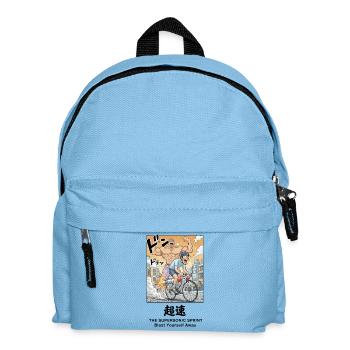 Supersonic Sprint Manga - Kinder Rucksack - Hellblau - Vorne