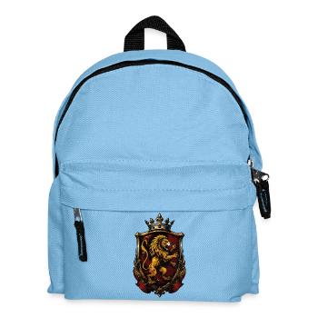 Armoiries du Lion Royal - Sac à dos Enfant - bleu clair - Devant