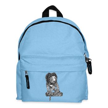 Nasenaffe - Kinder Rucksack - Hellblau - Vorne