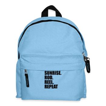 Sunrise Rutenrolle Repeat - Kinder Rucksack - Hellblau - Vorne