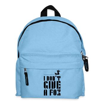 dont_give_a_fox - Kids' Backpack - light blue - Front