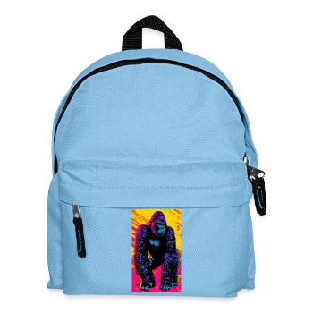 gorilla - Kids' Backpack - light blue - Front