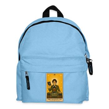 Bookseller | Books Profession Tarot - Kids' Backpack - light blue - Front