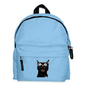 Chat noir Misha - Sac à dos Enfant - bleu clair - Devant