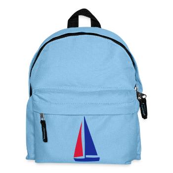 sailboat - Kids' Backpack - light blue - Front