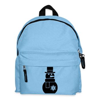 schneemann - Kinder Rucksack - Hellblau - Vorne