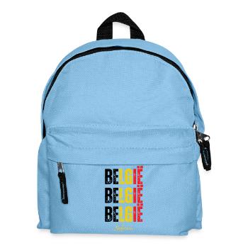 Belgian pride, flag of Belgium - Kids' Backpack - light blue - Front