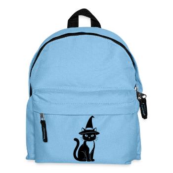 witches cat - Kids' Backpack - light blue - Front