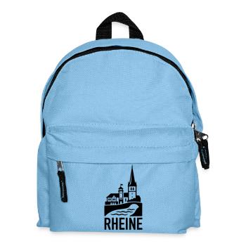 Silhouette du Rin - Sac à dos Enfant - bleu clair - Devant