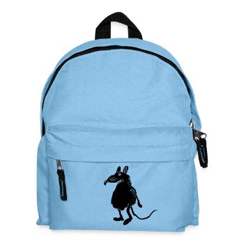 Maus - Kinder Rucksack - Hellblau - Vorne