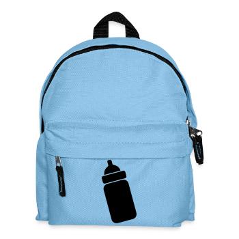 Image de teinte transparente du biberon - Sac à dos Enfant - bleu clair - Devant