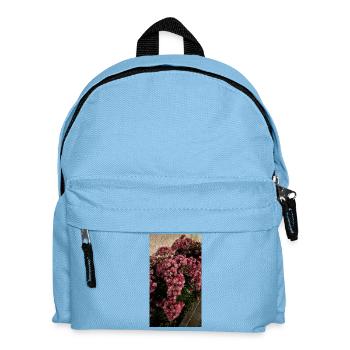 Rose blossom in the garden - Kids' Backpack - light blue - Front