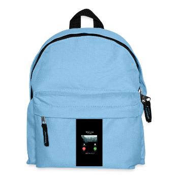 Montana Is Calling And I Must Go State Pride Gift - Kids' Backpack - light blue - Front