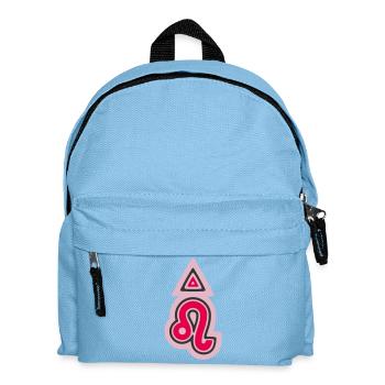 Zodiac Tribal Leo and Fire - Kids' Backpack - light blue - Front