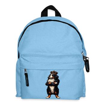 Berner Sennenhund Sennenhunde Sennen Besitzer - Kinder Rucksack - Hellblau - Vorne