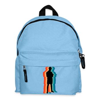 Civil Engineer Retro Silhouette Professional Art - Kids' Backpack - light blue - Front