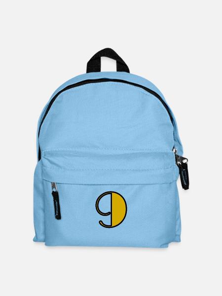 9. 9 JAHRE. 9. JAHRESTAG. GEBURTSTAG 9 JAHRE - Kinder Rucksack - Hellblau