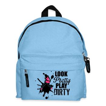 Look pretty play dirty - tennis - Kinder Rucksack - Hellblau - Vorne