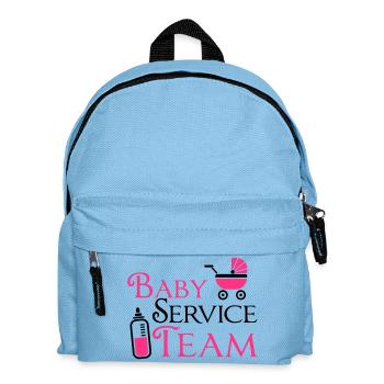 Baby Service Team - Kinder Rucksack - Hellblau - Vorne