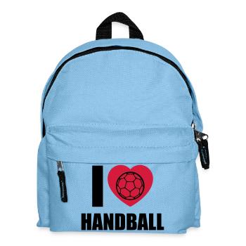 ich liebe handball - Kinder Rucksack - Hellblau - Vorne