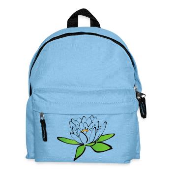 Lotus flower - Kids' Backpack - light blue - Front