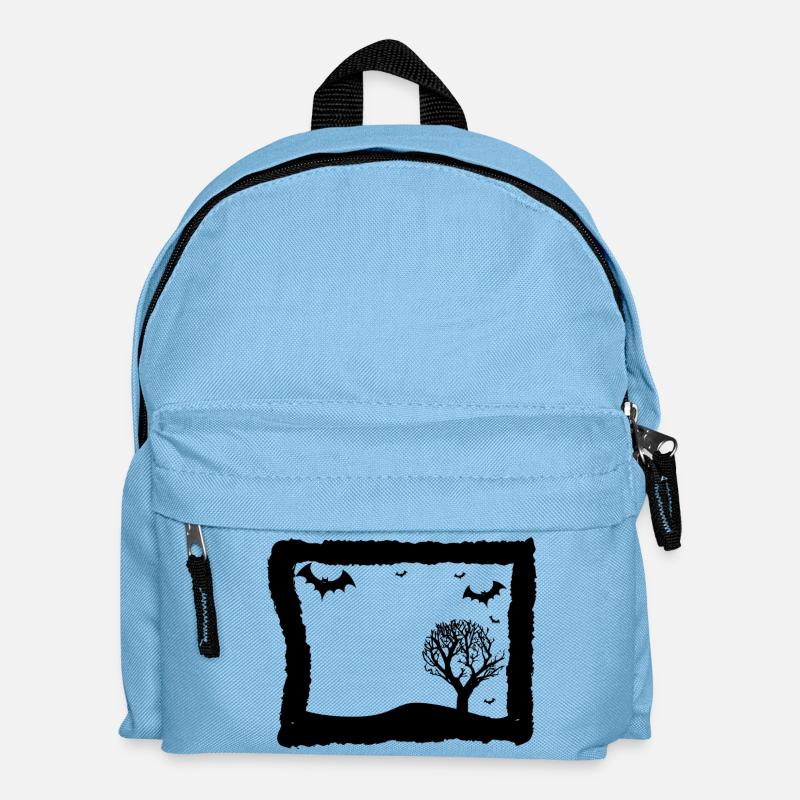 Fledermäuse - Kinder Rucksack - Hellblau