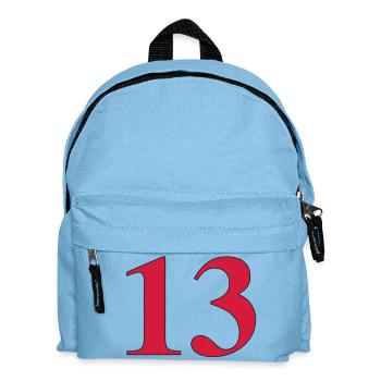 13 - Kinder Rucksack - Hellblau - Vorne