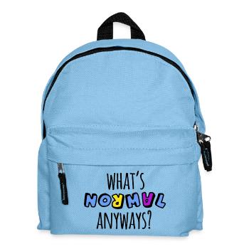 Mental Health Awareness T Shirt - Kids' Backpack - light blue - Front