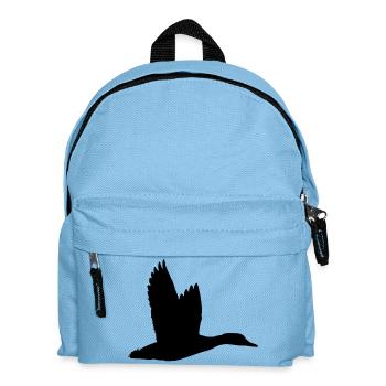 T-Shirt "Ente" mit Ihrem Text - Kinder Rucksack - Hellblau - Vorne