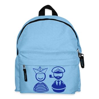Matrose & Kapitän - Kinder Rucksack - Hellblau - Vorne