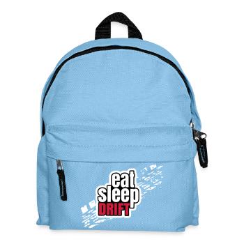 Eat Sleep Drift - Kids' Backpack - light blue - Front