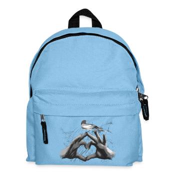 graphique heart - Sac à dos Enfant - bleu clair - Devant