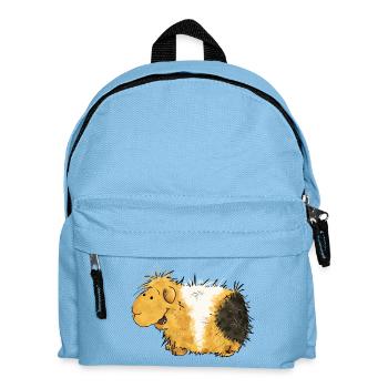 Caricature de cochon d'Inde Whirlig - Sac à dos Enfant - bleu clair - Devant