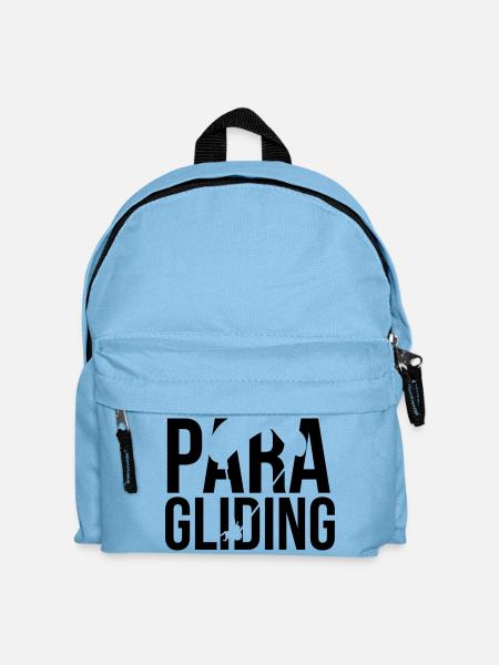 paragliding Gleitschirmfliegen - Kinder Rucksack - Hellblau