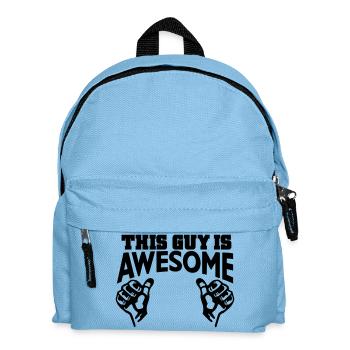 awesome - Kids' Backpack - light blue - Front