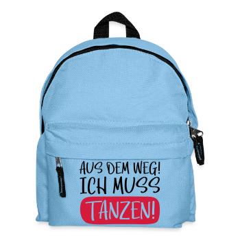 tanzen aus dem weg - Kinder Rucksack - Hellblau - Vorne
