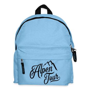 alpen tour - Kinder Rucksack - Hellblau - Vorne
