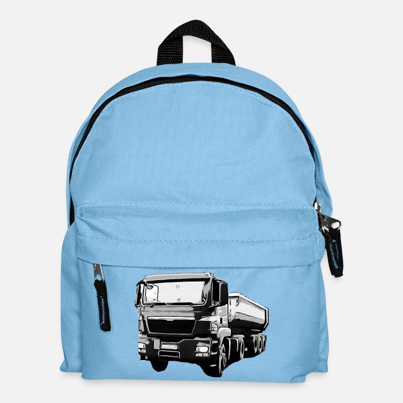 Lastwagen - Kinder Rucksack - Hellblau