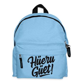 Wallis Valais - Mundart - Schweizerdeutsch - Kids' Backpack - light blue - Front