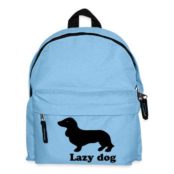 Lazy Dog - Kinder Rucksack - Hellblau - Vorne