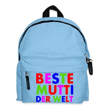 Beste mutti der welt - Kinder Rucksack - Hellblau - Vorne