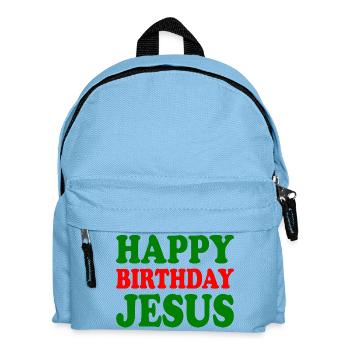 Happy birthday jesus - Sac à dos Enfant - bleu clair - Devant
