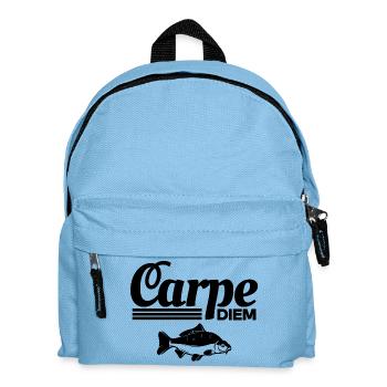 pêche, pêcheur, carpe - Sac à dos Enfant - bleu clair - Devant
